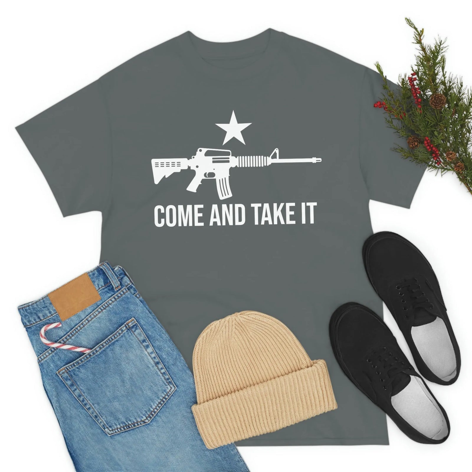 Come and Take It AR15 Chad T-Shirt