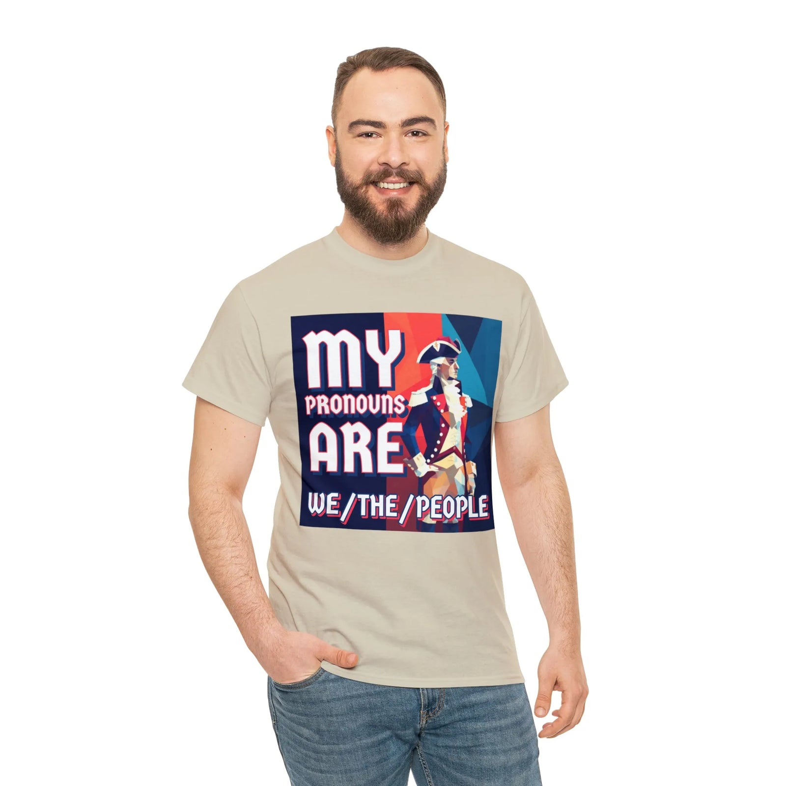 My Pronouns Are We/The/People Unisex Heavy Cotton Tee