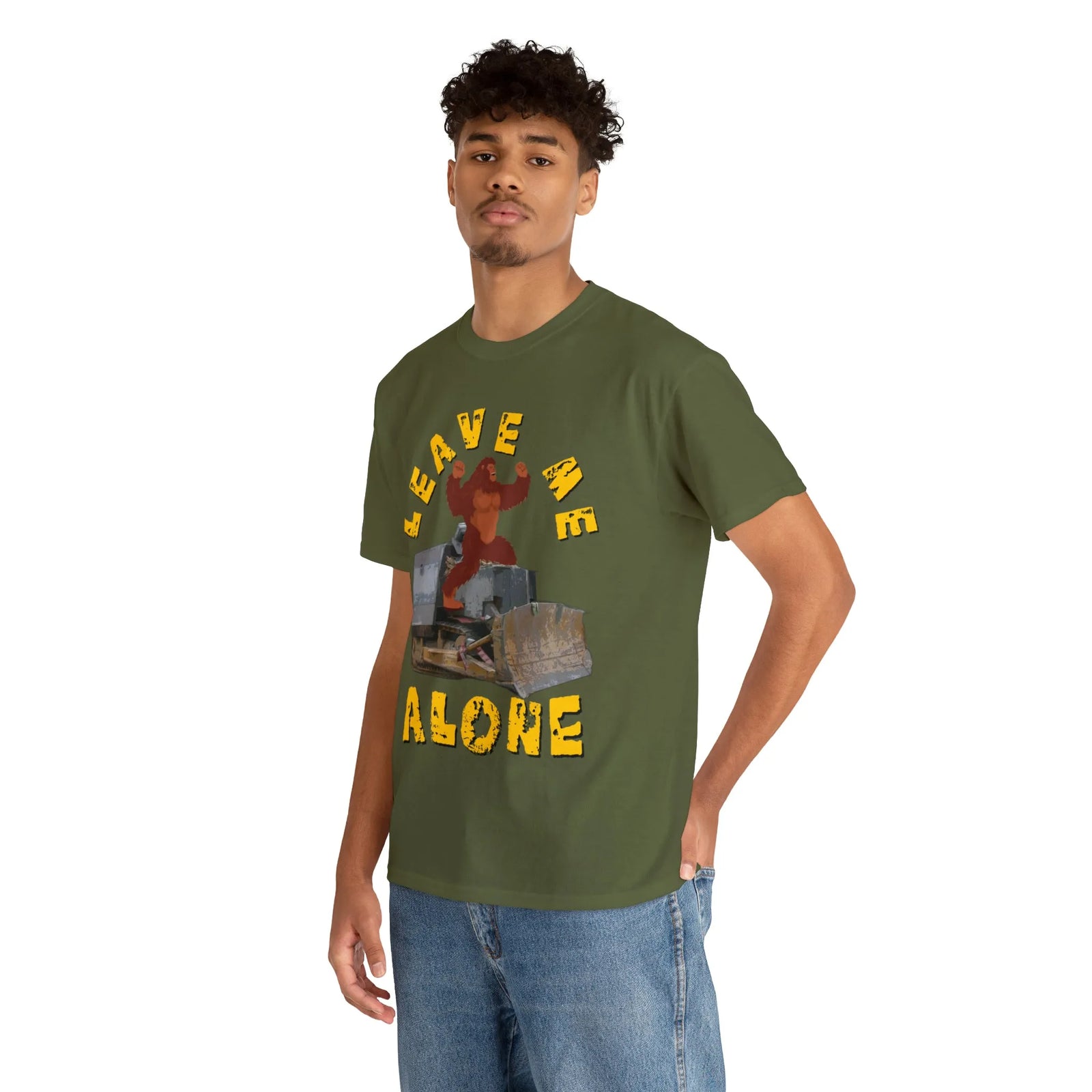 Leave Me Alone Bigfoot Killdozer T-Shirt