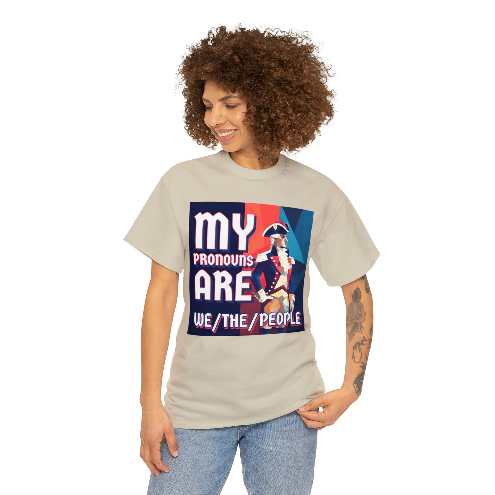 My Pronouns Are We/The/People Unisex Heavy Cotton Tee