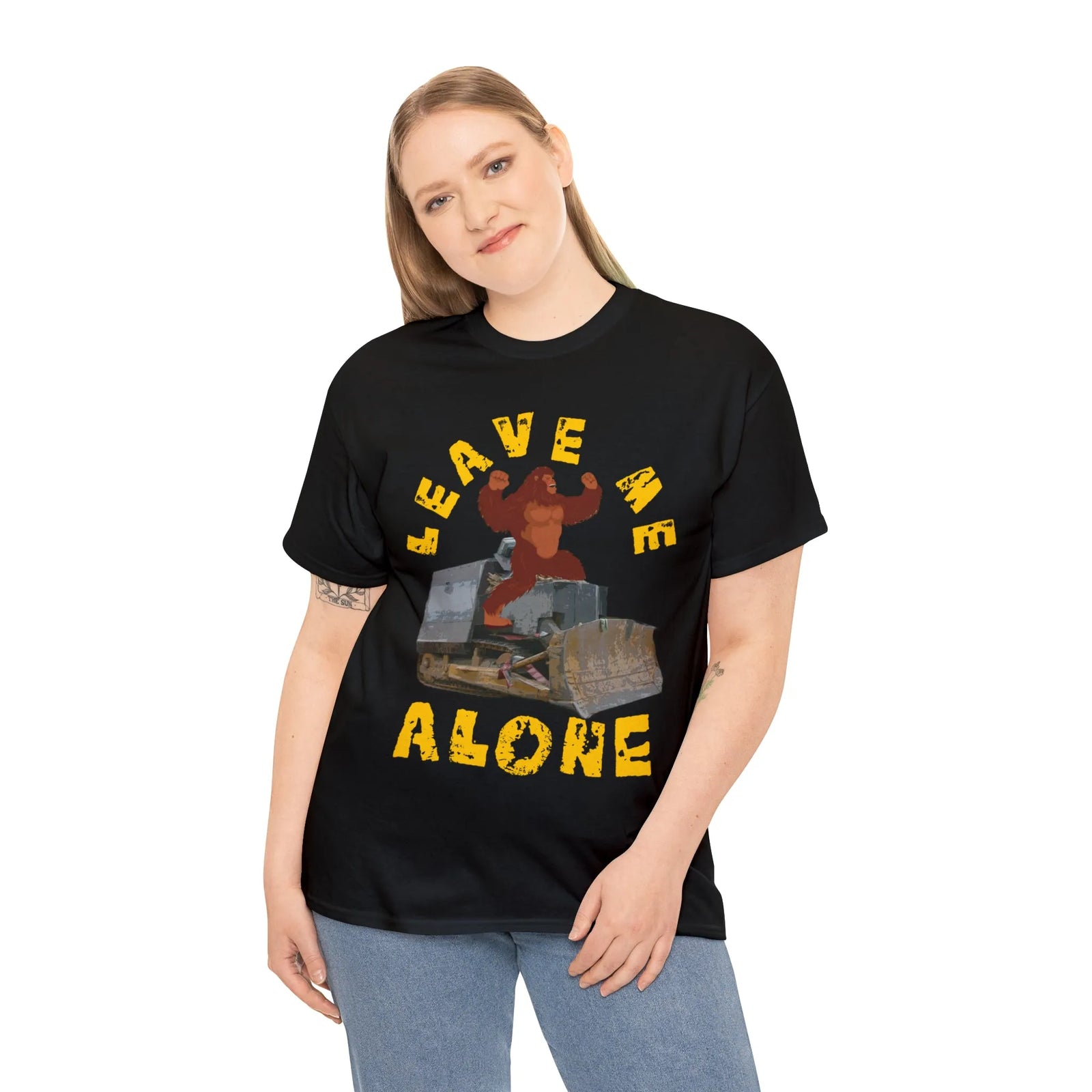 Leave Me Alone Bigfoot Killdozer T-Shirt