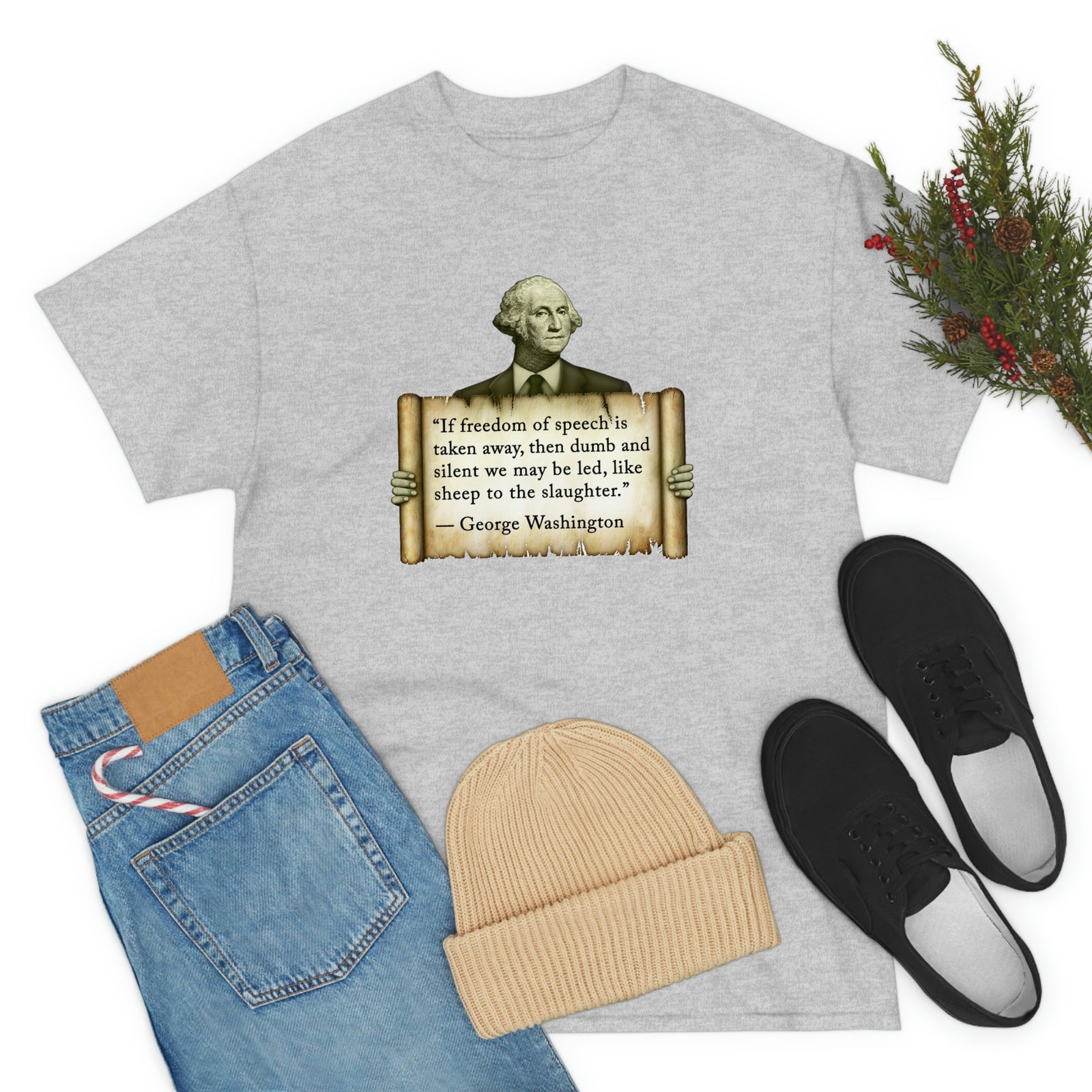 George Washington Freedom of Speech T-Shirt