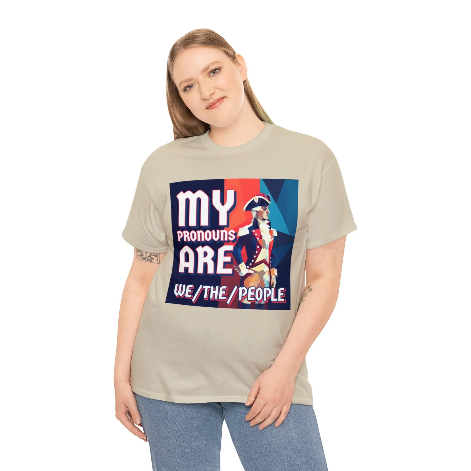 My Pronouns Are We/The/People Unisex Heavy Cotton Tee