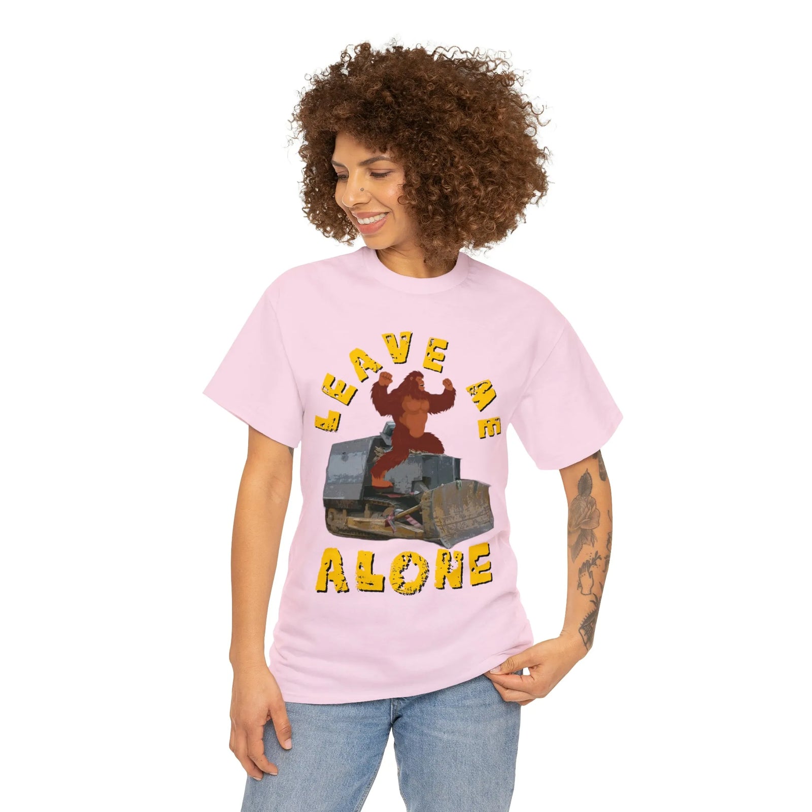 Leave Me Alone Bigfoot Killdozer T-Shirt