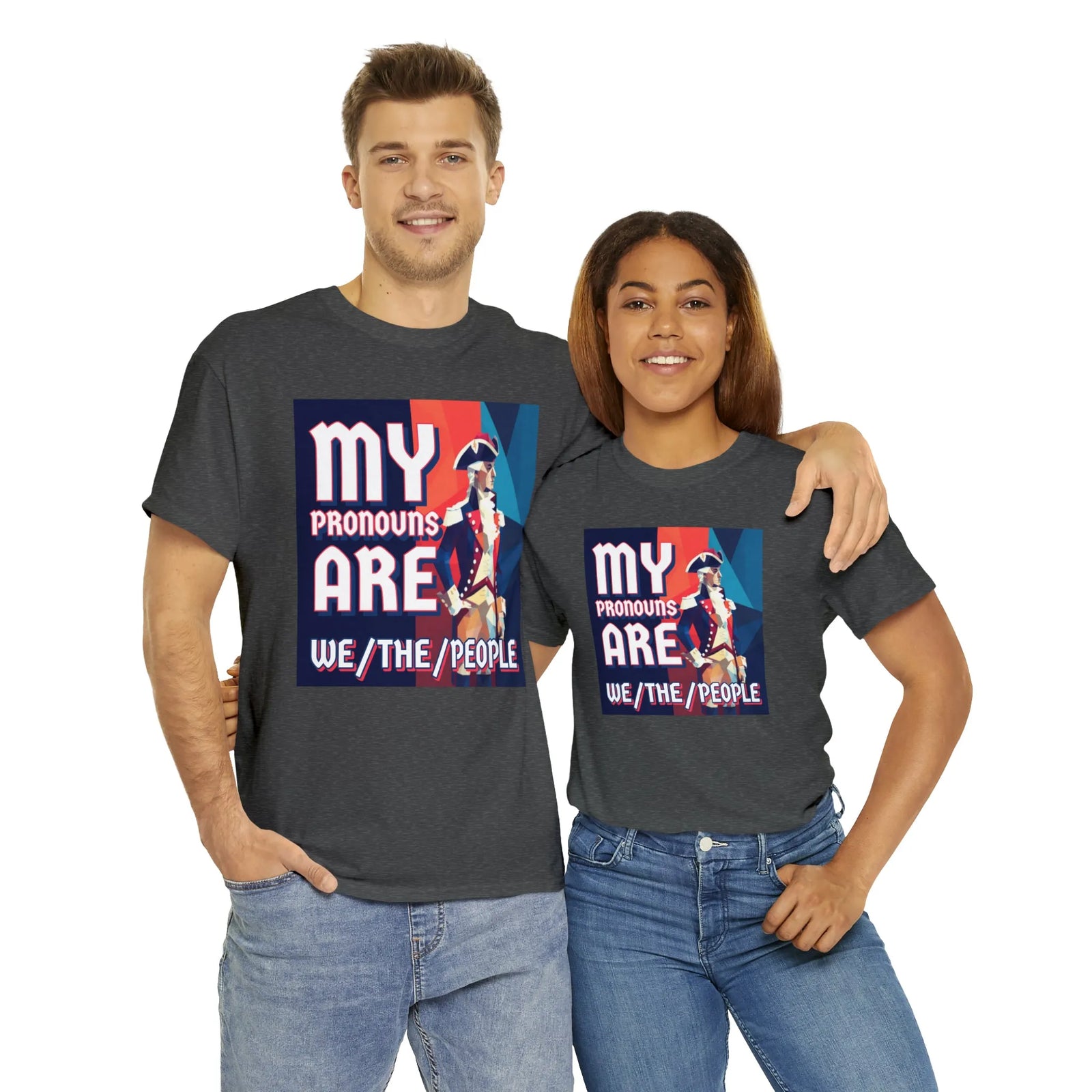 My Pronouns Are We/The/People Unisex Heavy Cotton Tee