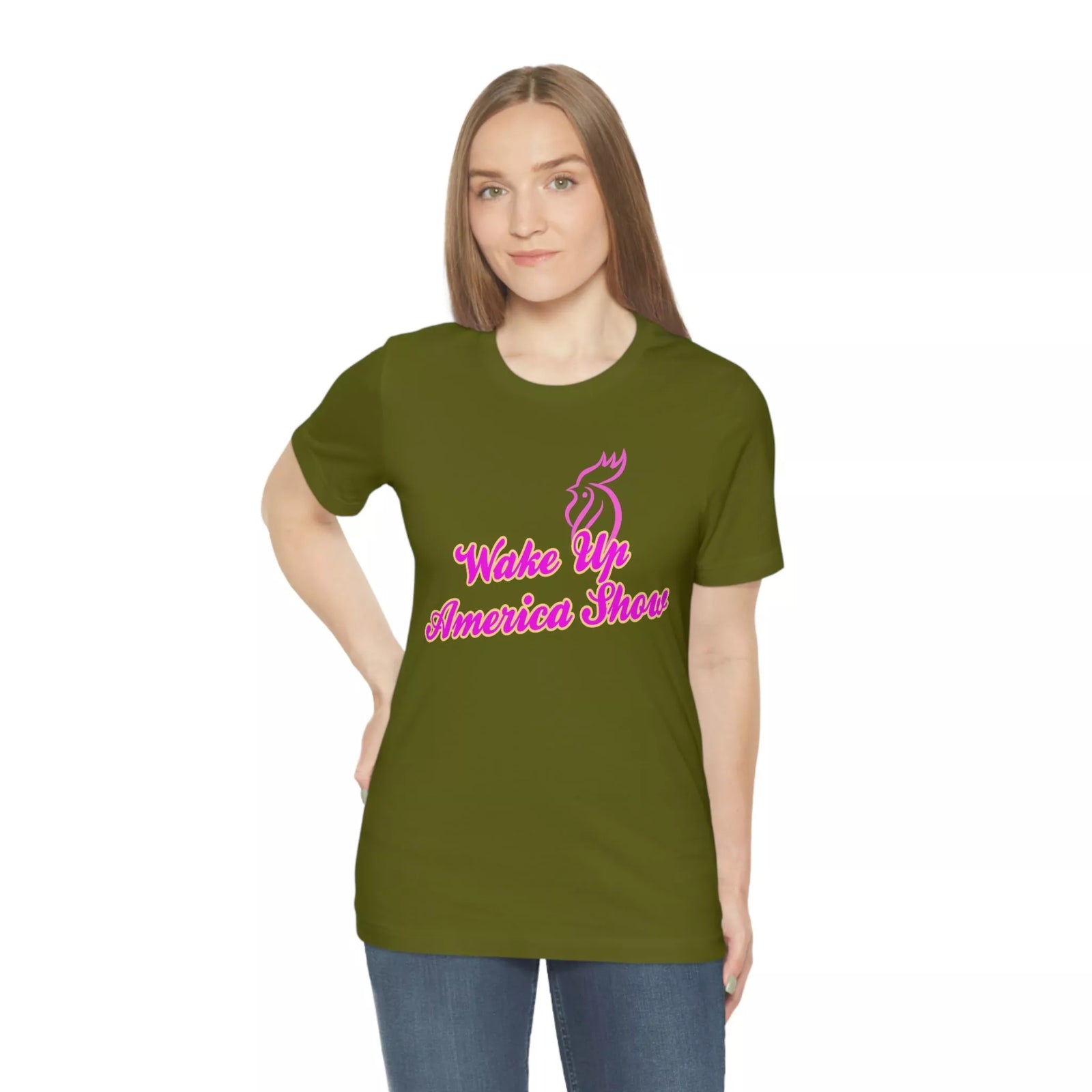 Wake Up America Show Unisex Jersey Short Sleeve Tee