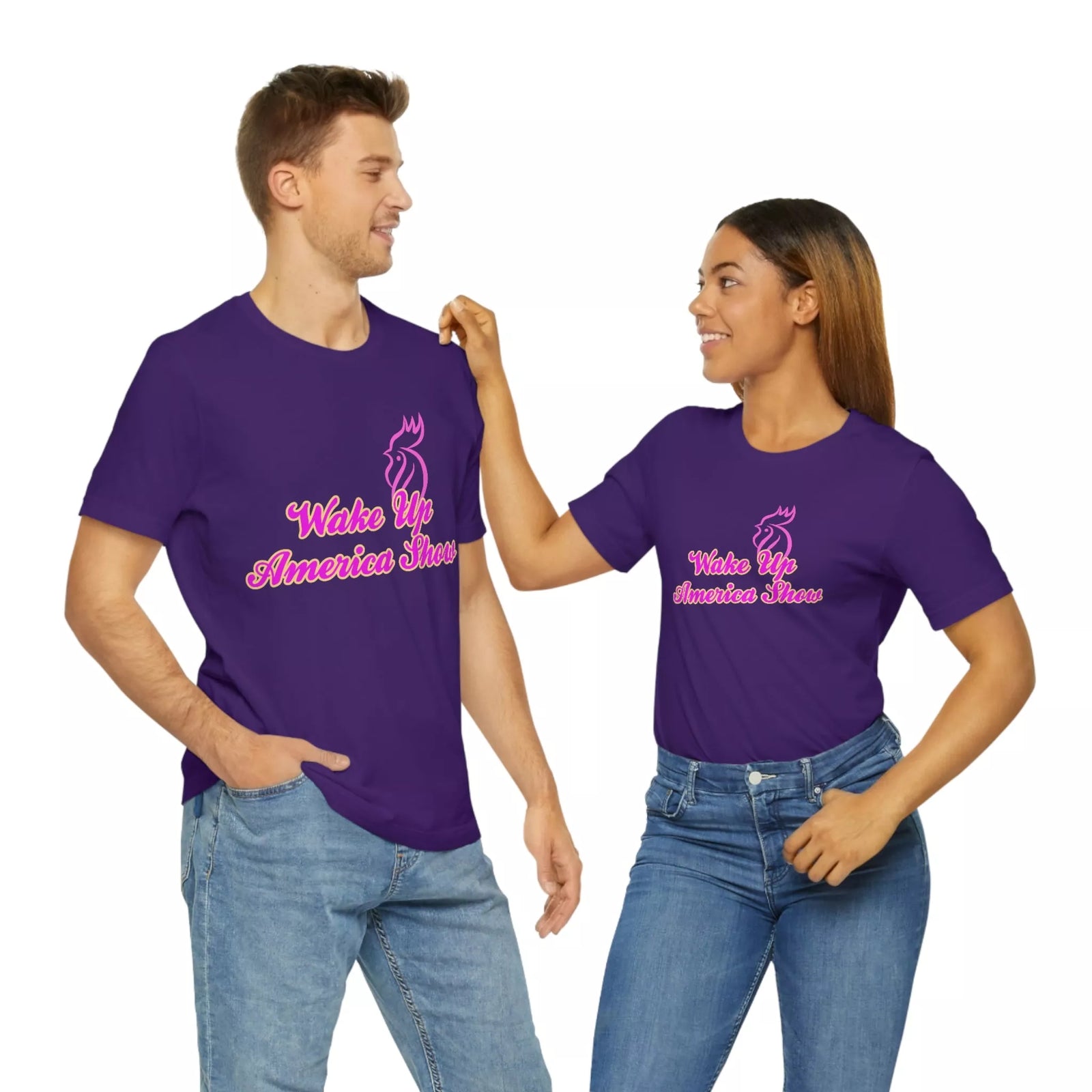 Wake Up America Show Unisex Jersey Short Sleeve Tee