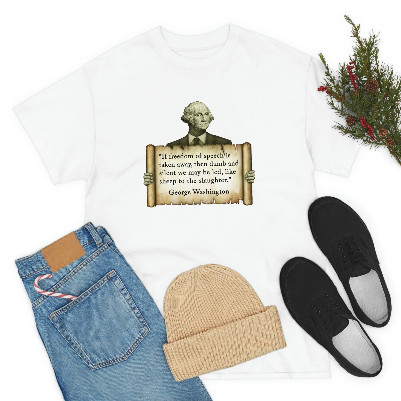 George Washington Freedom of Speech T-Shirt
