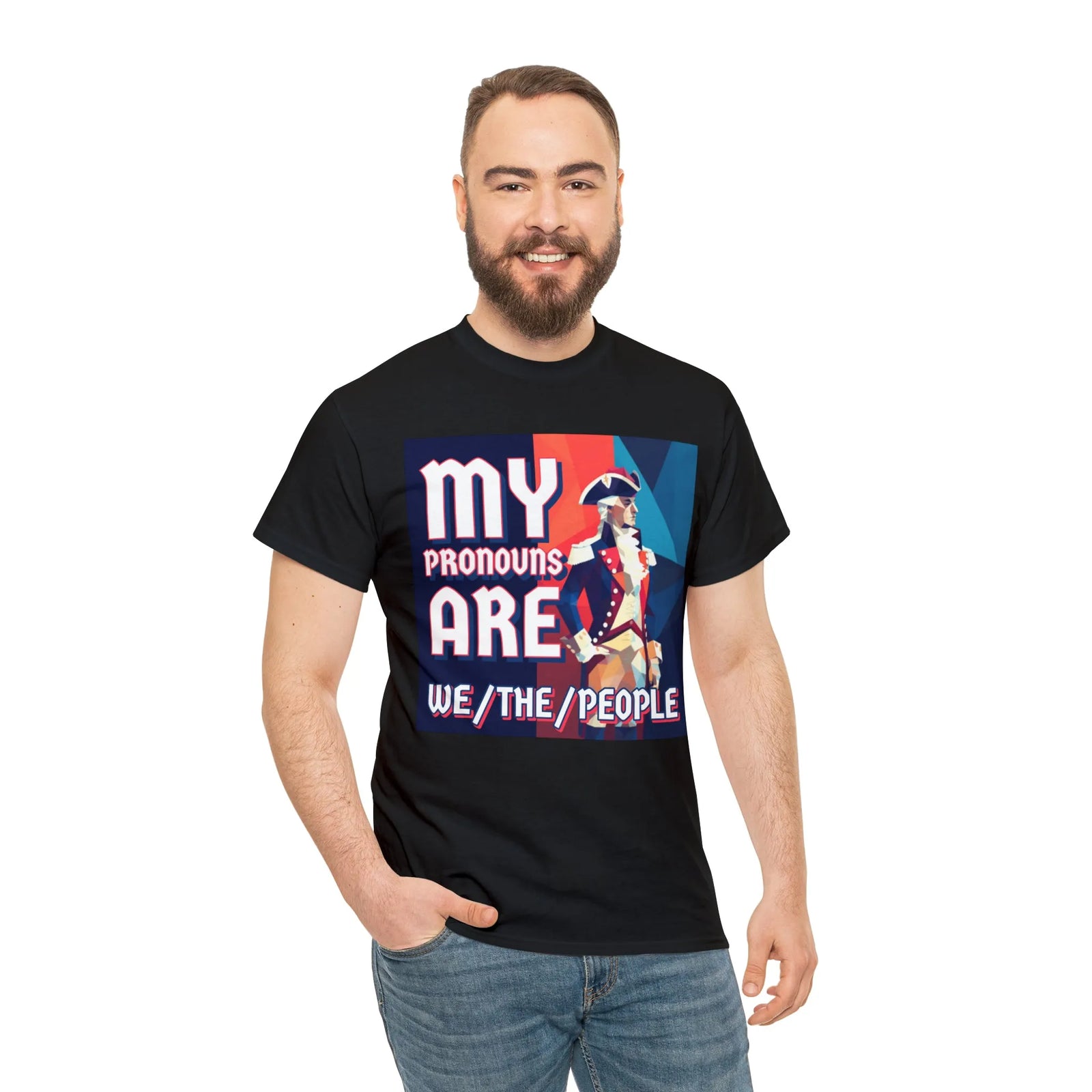 My Pronouns Are We/The/People Unisex Heavy Cotton Tee