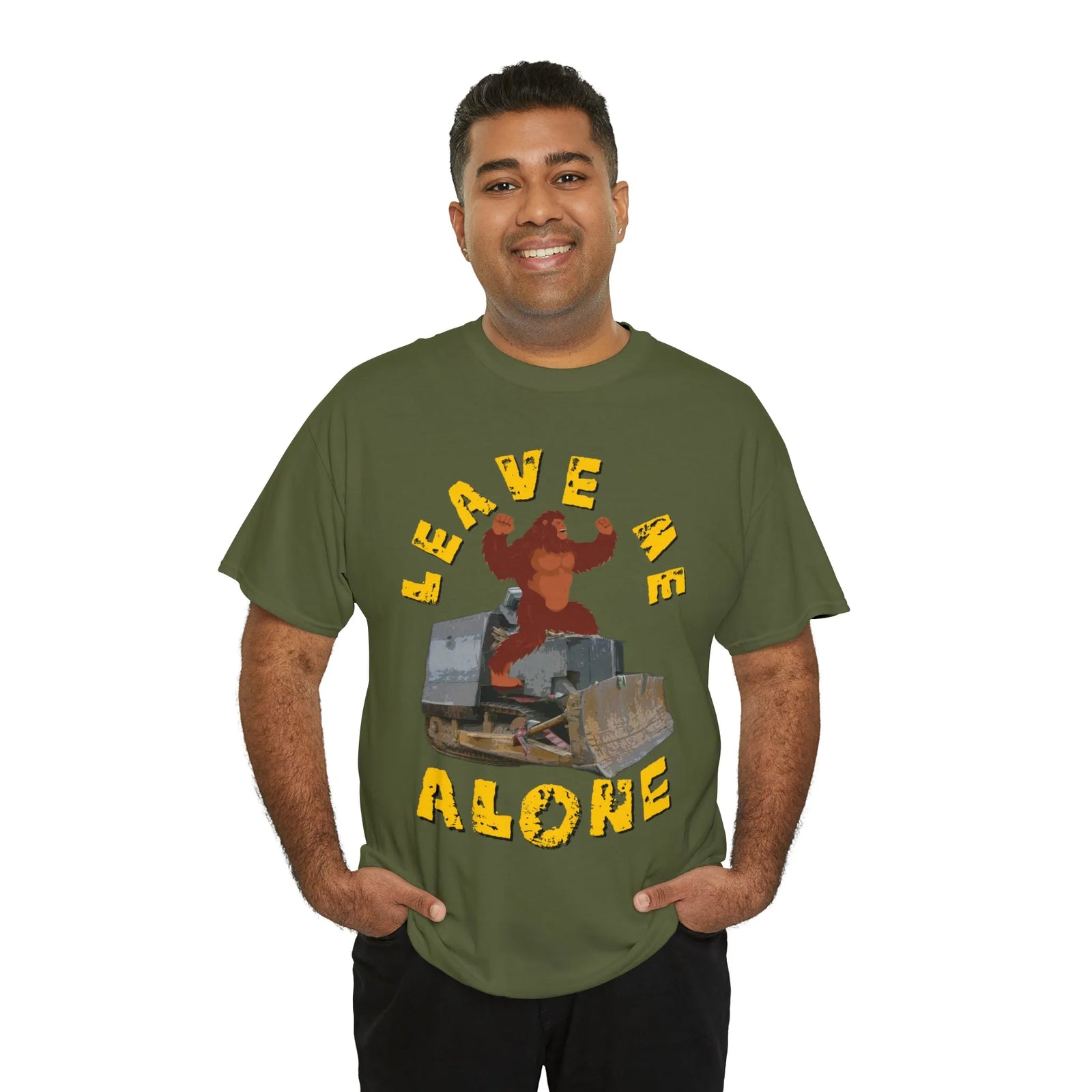 Leave Me Alone Bigfoot Killdozer T-Shirt