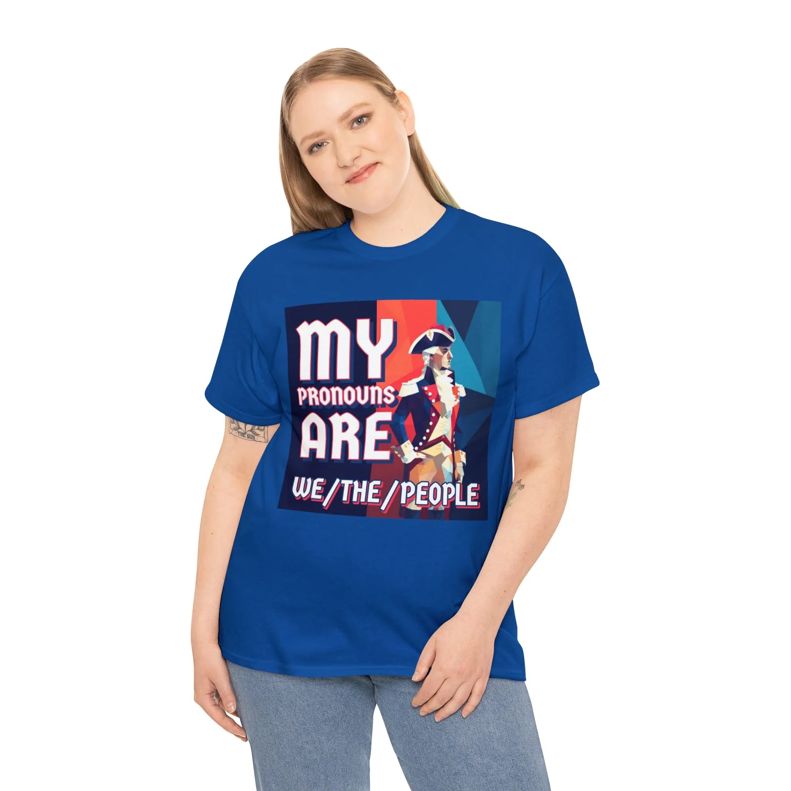 My Pronouns Are We/The/People Unisex Heavy Cotton Tee