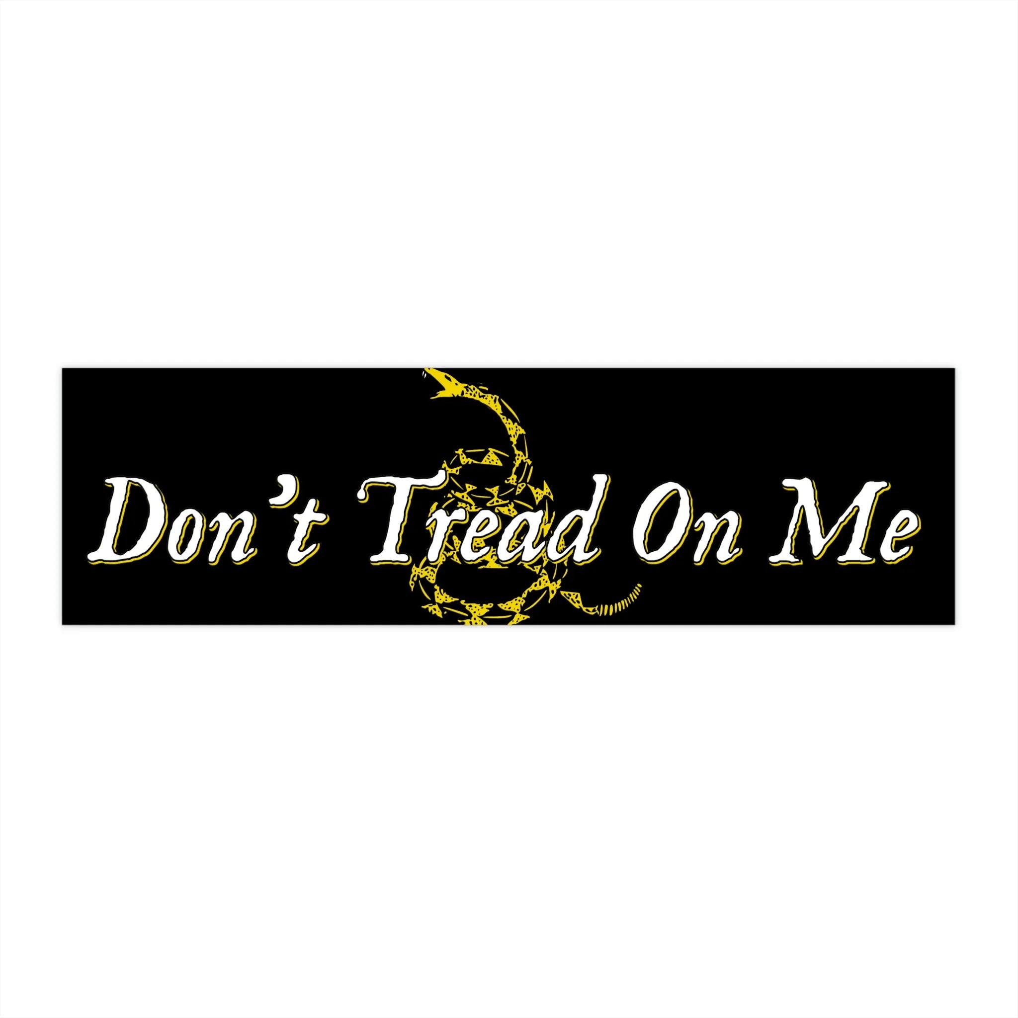 "Don't Tread on Me" Bumper Sticker