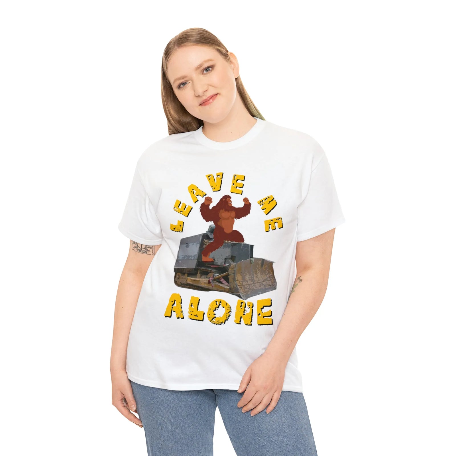 Leave Me Alone Bigfoot Killdozer T-Shirt