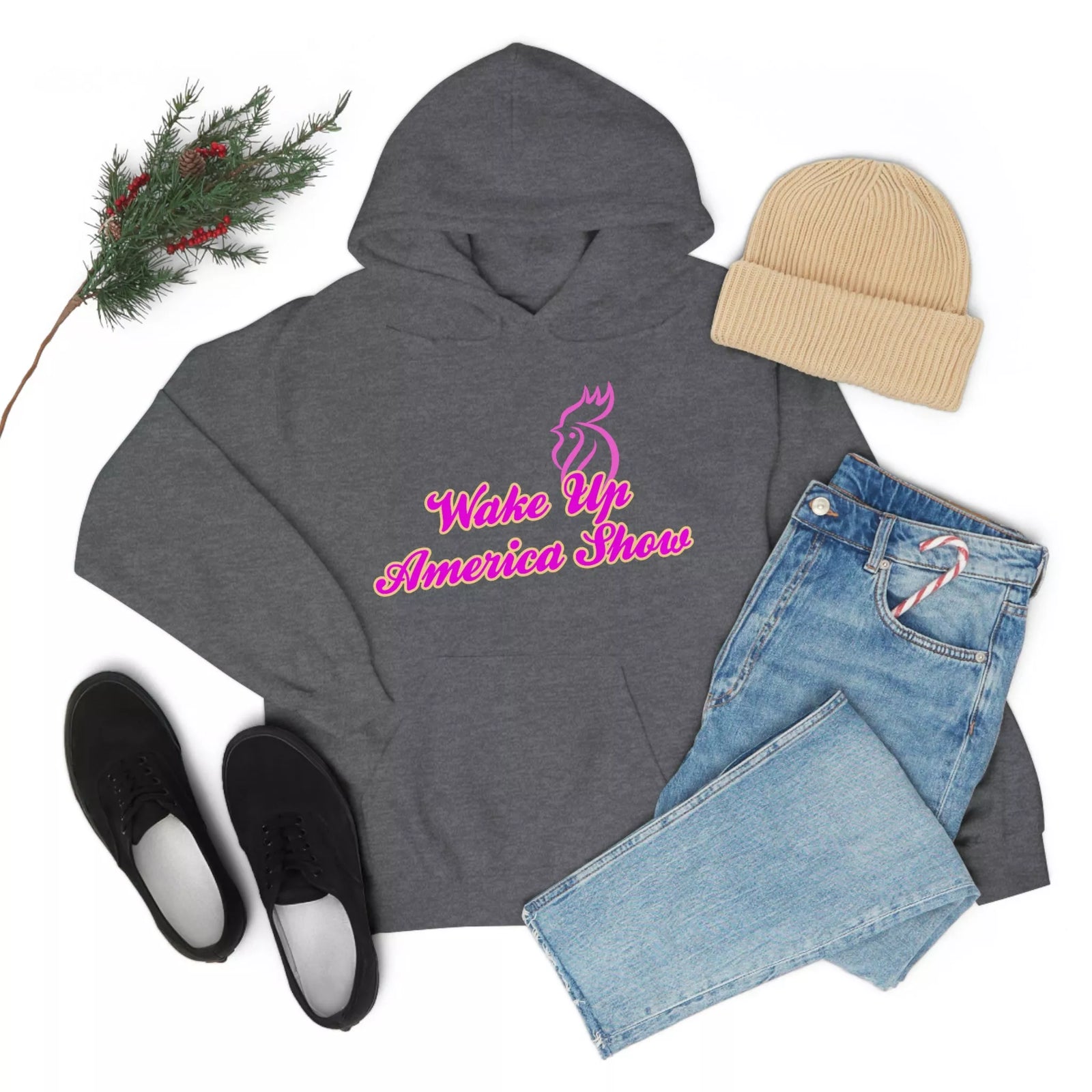 Wake Up America Show Unisex Heavy Blend™ Hooded Sweatshirt