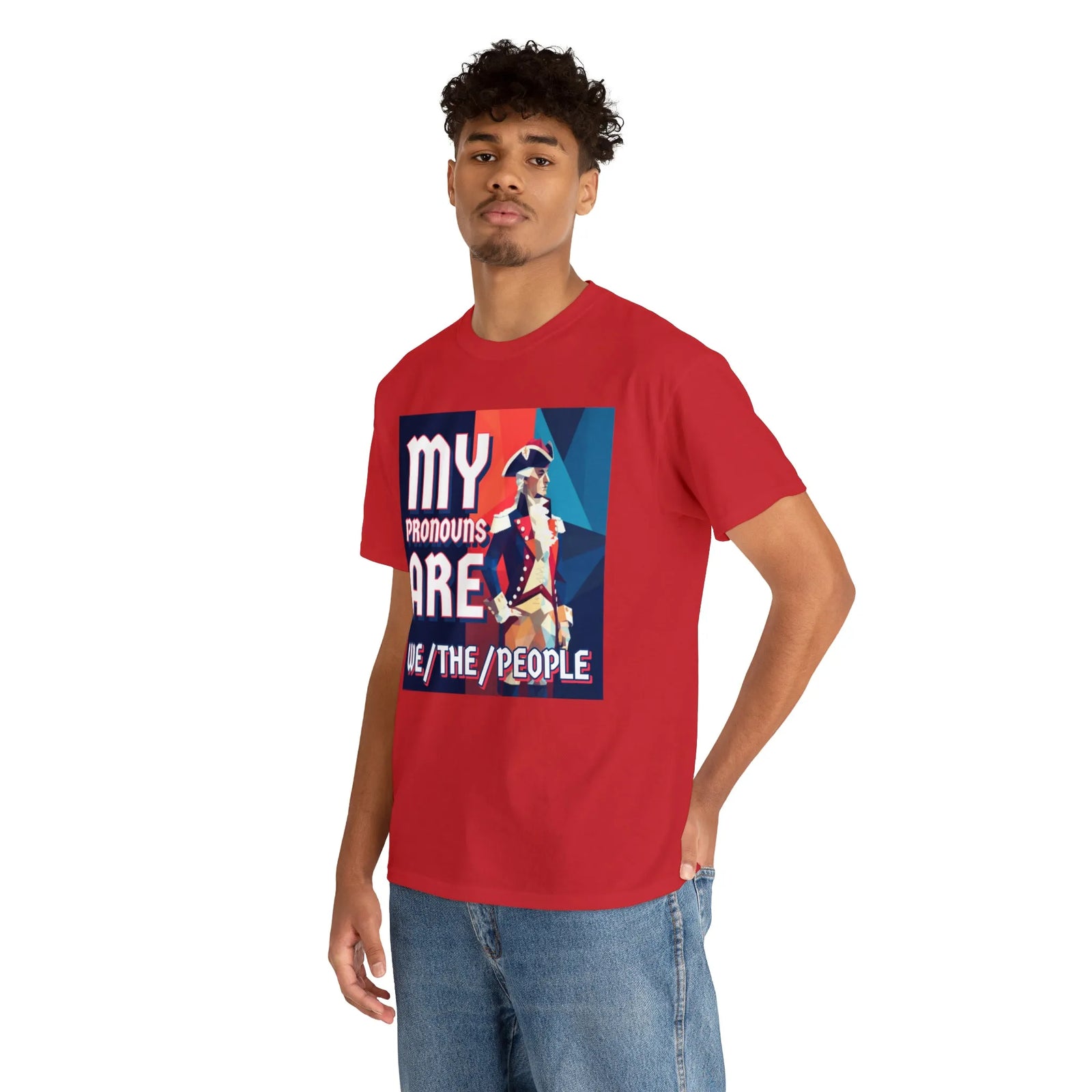 My Pronouns Are We/The/People Unisex Heavy Cotton Tee