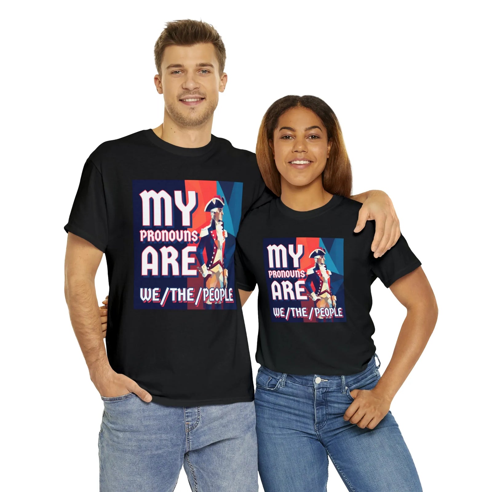 My Pronouns Are We/The/People Unisex Heavy Cotton Tee