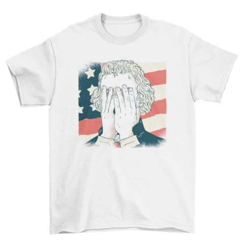 Thomas Jefferson facepalm t-shirt