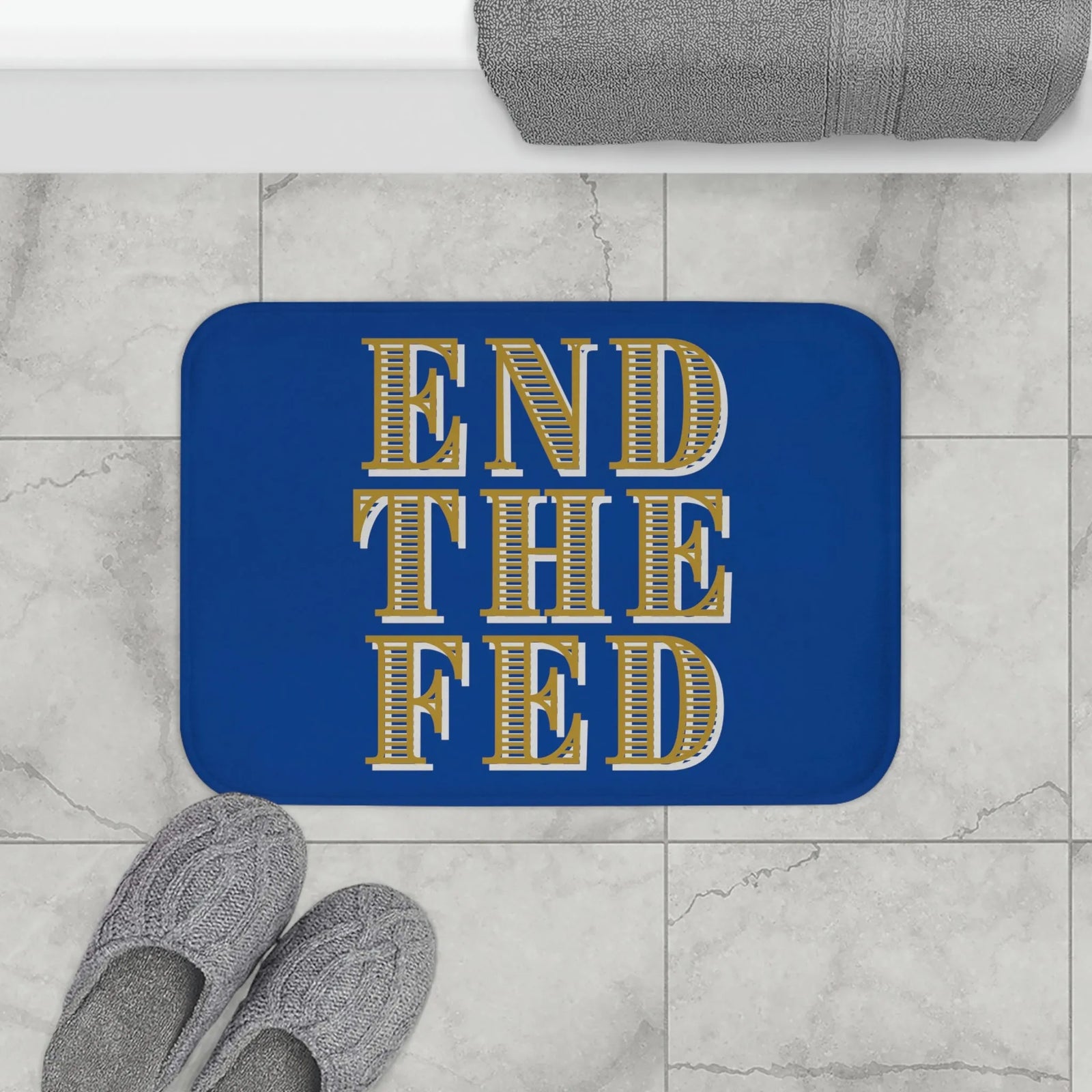 End The Fed Bath Mat
