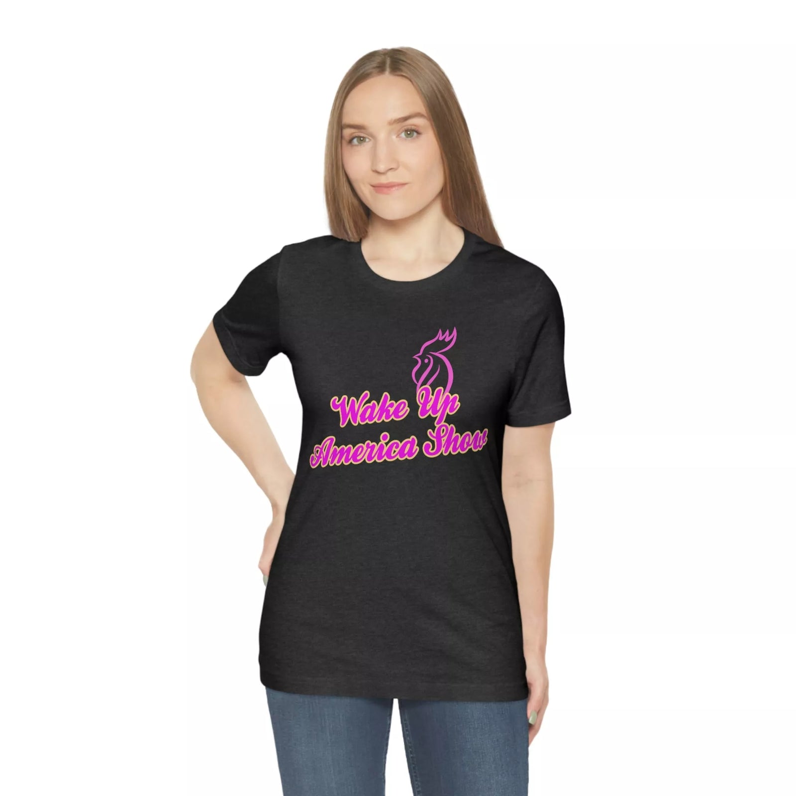 Wake Up America Show Unisex Jersey Short Sleeve Tee
