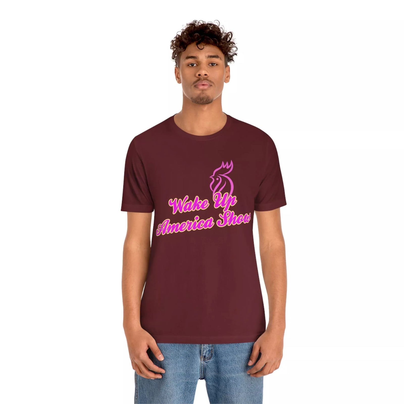 Wake Up America Show Unisex Jersey Short Sleeve Tee