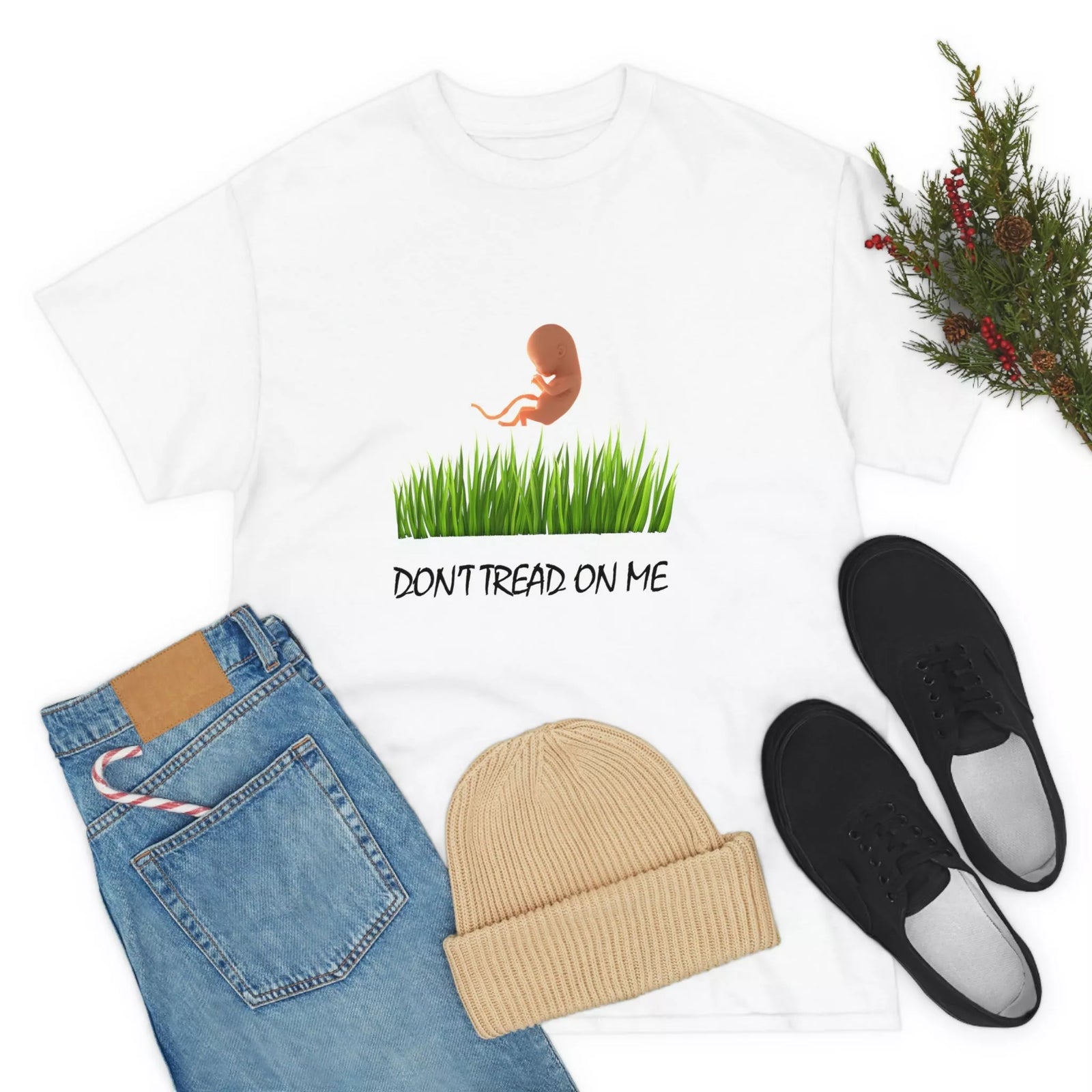 Don't Tread on Baby Men's and Ladies Tee
