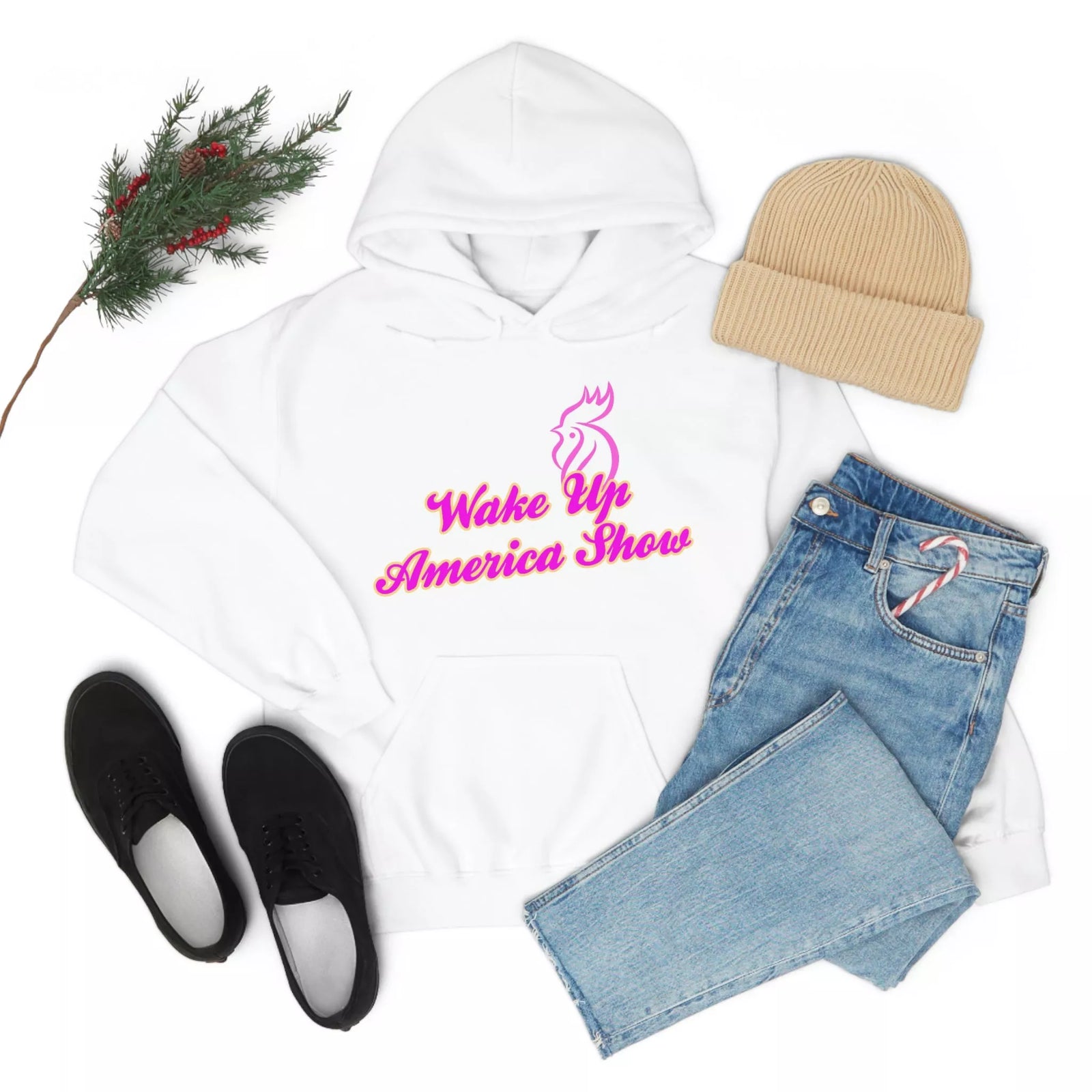 Wake Up America Show Unisex Heavy Blend™ Hooded Sweatshirt