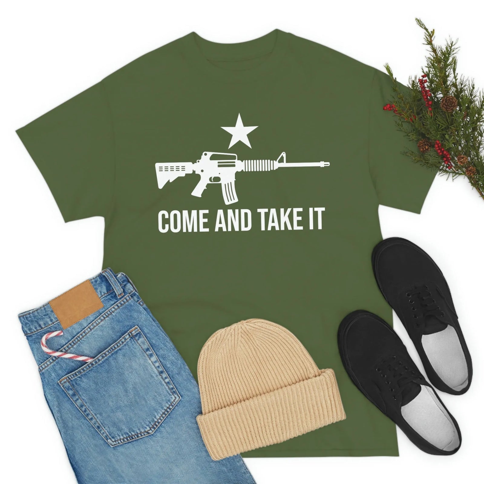 Come and Take It AR15 Chad T-Shirt