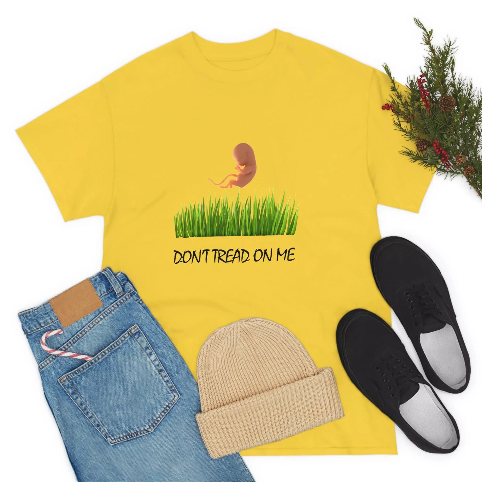 Don't Tread on Baby Men's and Ladies Tee