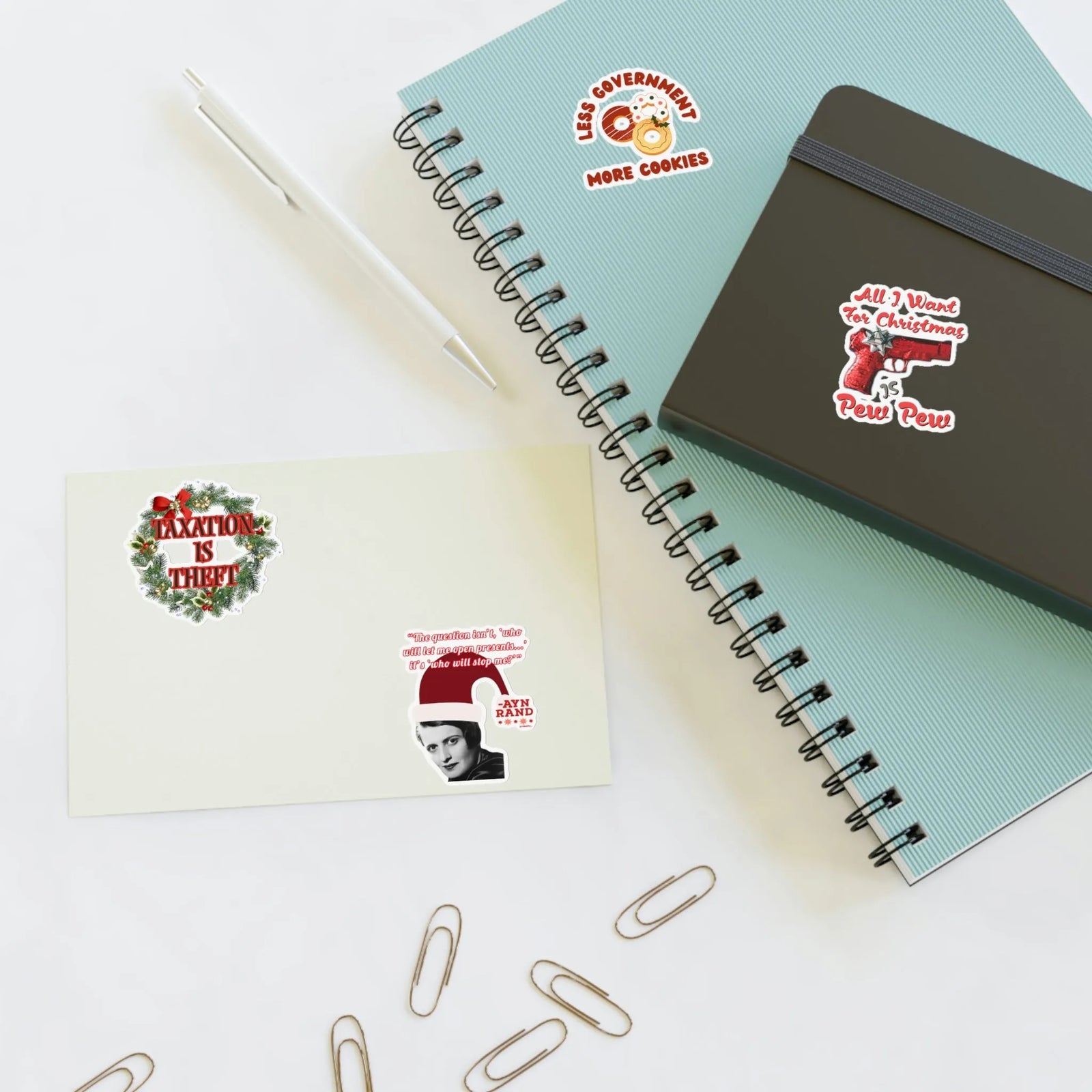 Holiday Liberty Themed Sticker Sheets