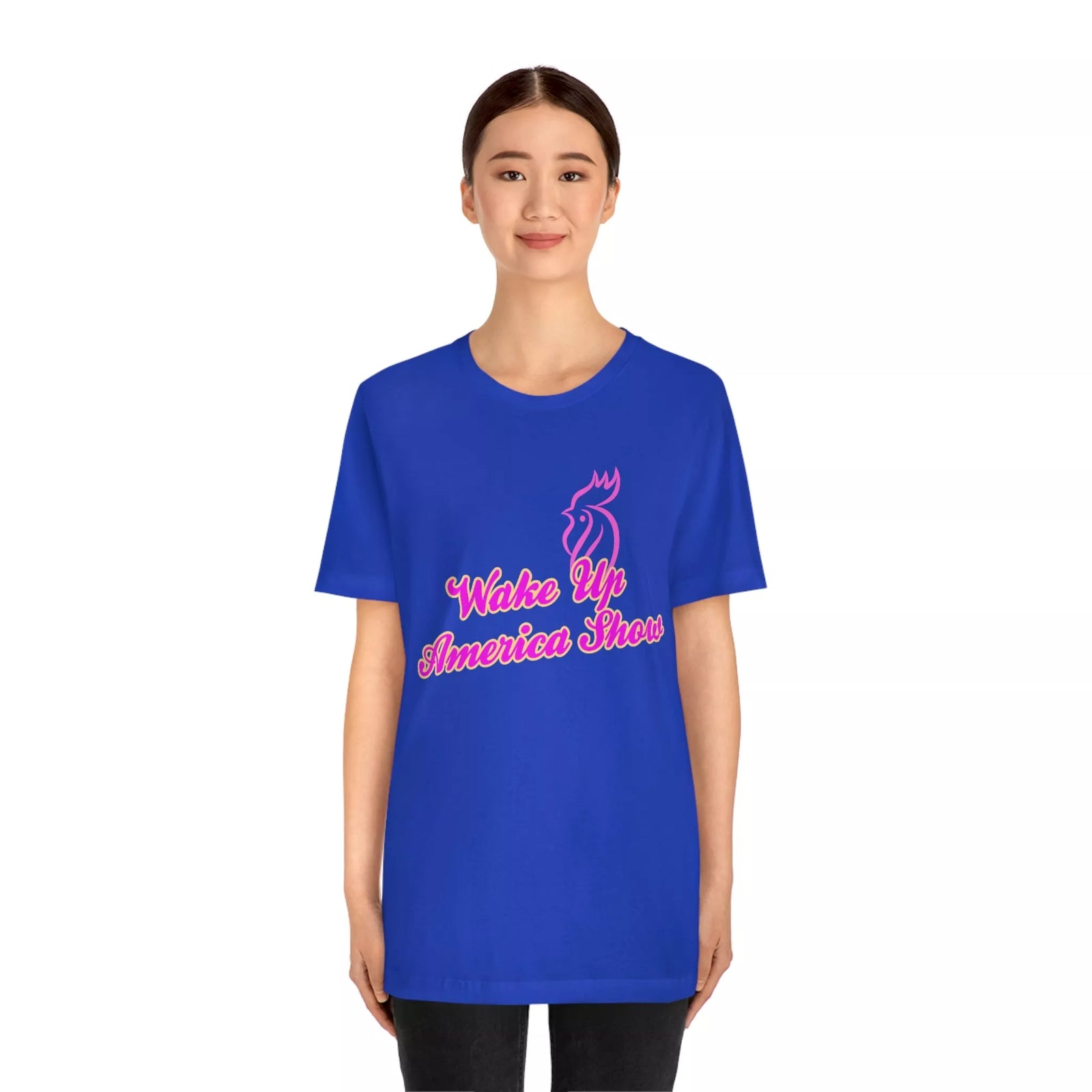Wake Up America Show Unisex Jersey Short Sleeve Tee