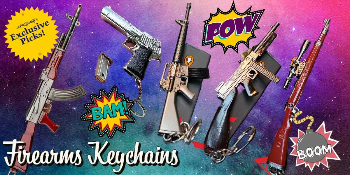 Badass Firearm Keychains