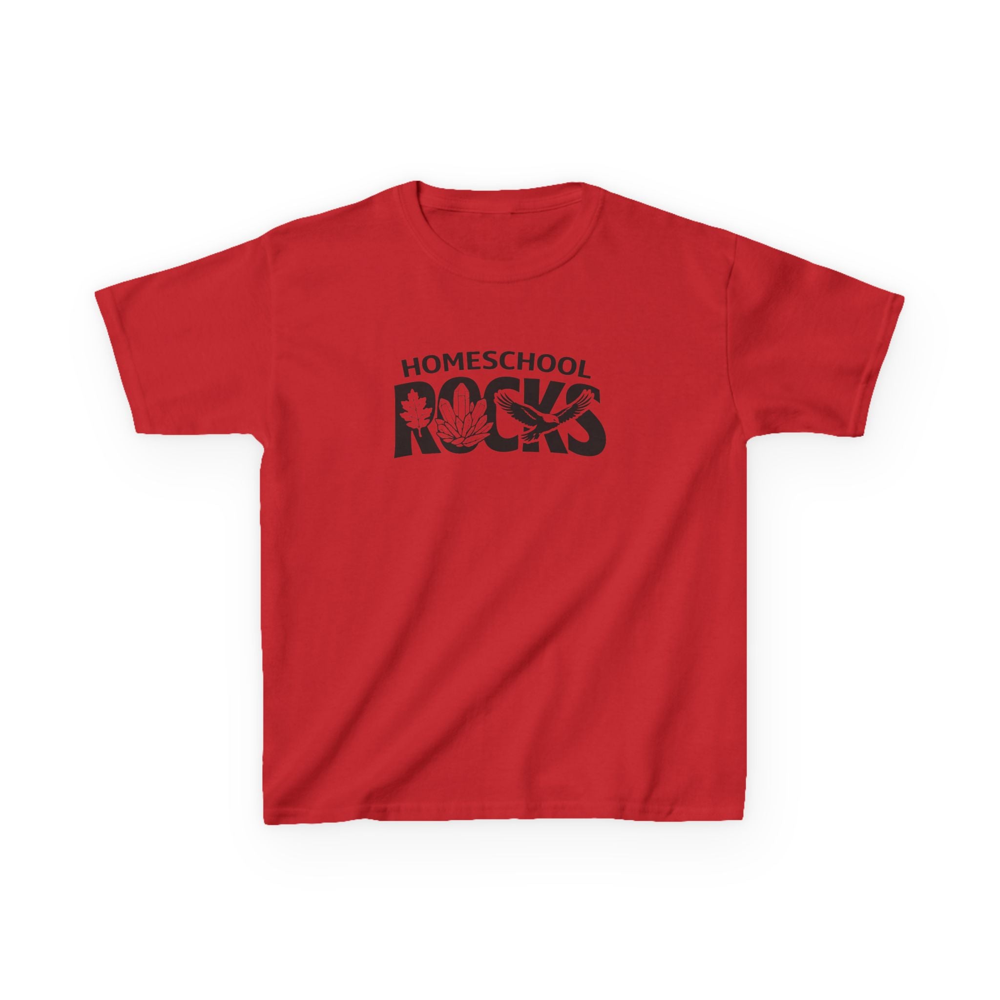 Homeschool Workshop | Kids "Homeschool Rocks" Graphic Tee for Homeschool Families - 4LibertyShop.com