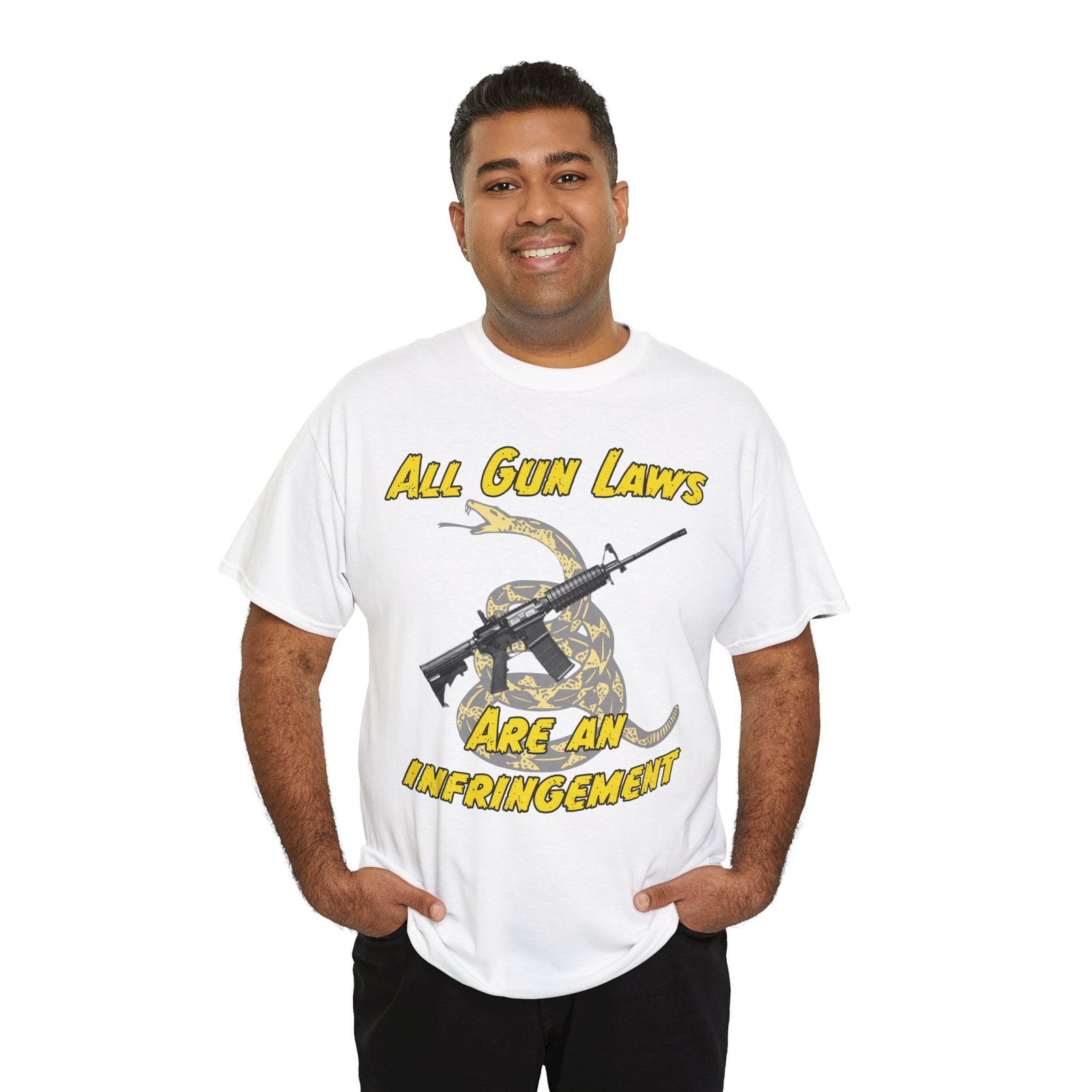Judge Nap: All Gun Rights Are Infringements AR15 Gadsden T-Shirt