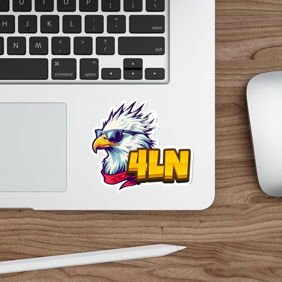 4Liberty Network Eagle Logo Die-Cut Sticker - 4LibertyShop.com