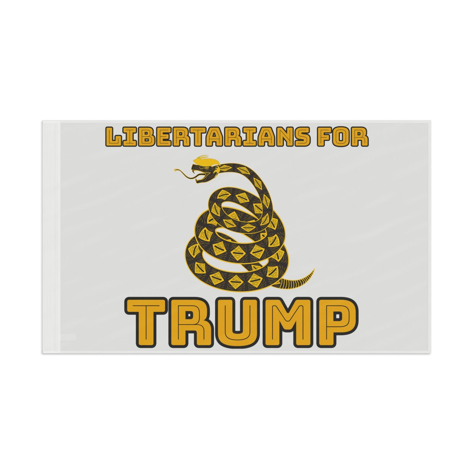 Libertarians for Trump White Flag