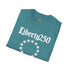 Liberty250 T-Shirt — Vintage Betsy Ross Star Circle Patriotic Tee - 4LibertyShop.com