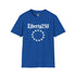 Liberty250 T-Shirt — Vintage Betsy Ross Star Circle Patriotic Tee - 4LibertyShop.com