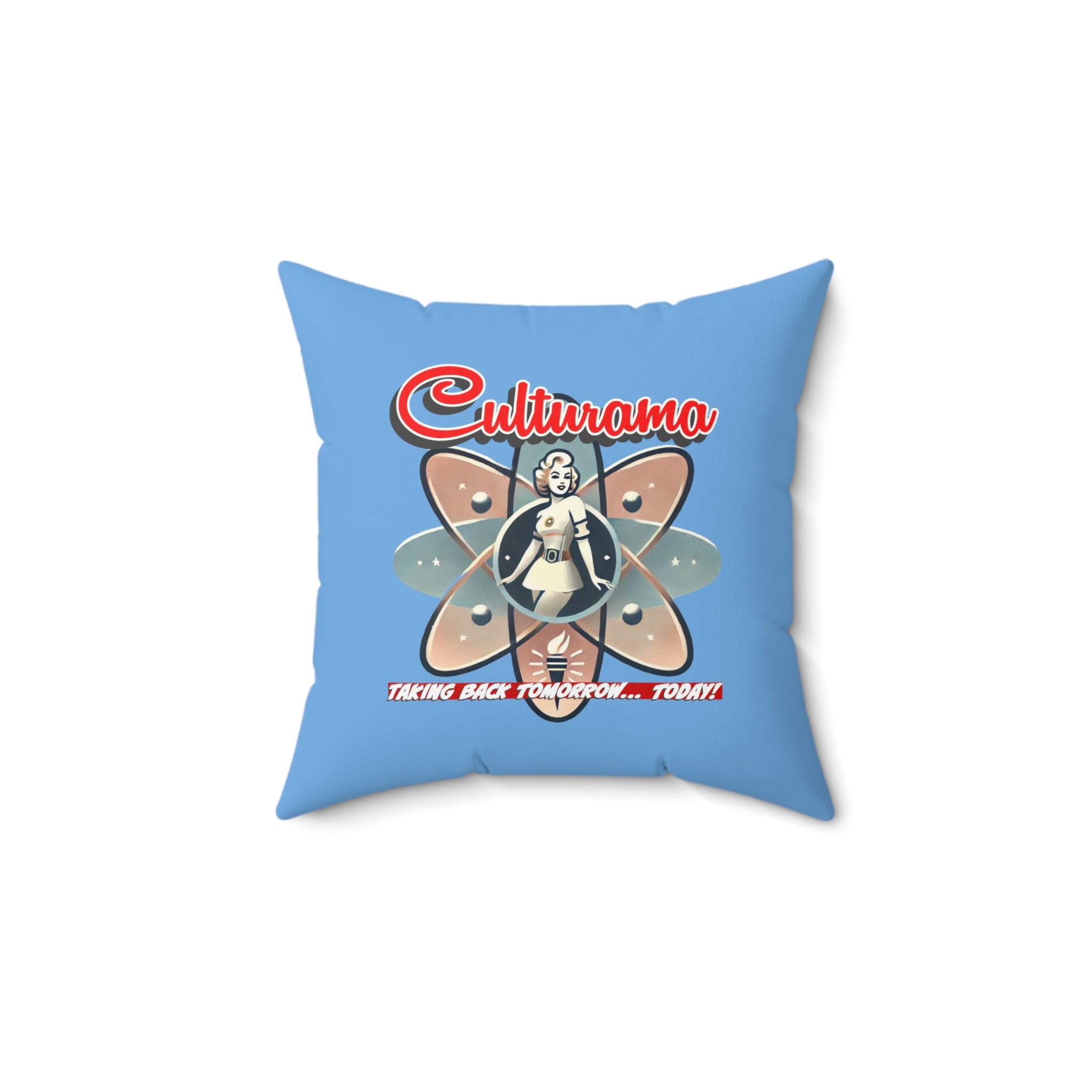 Culturama: Gulf of America Shark Square Pillow