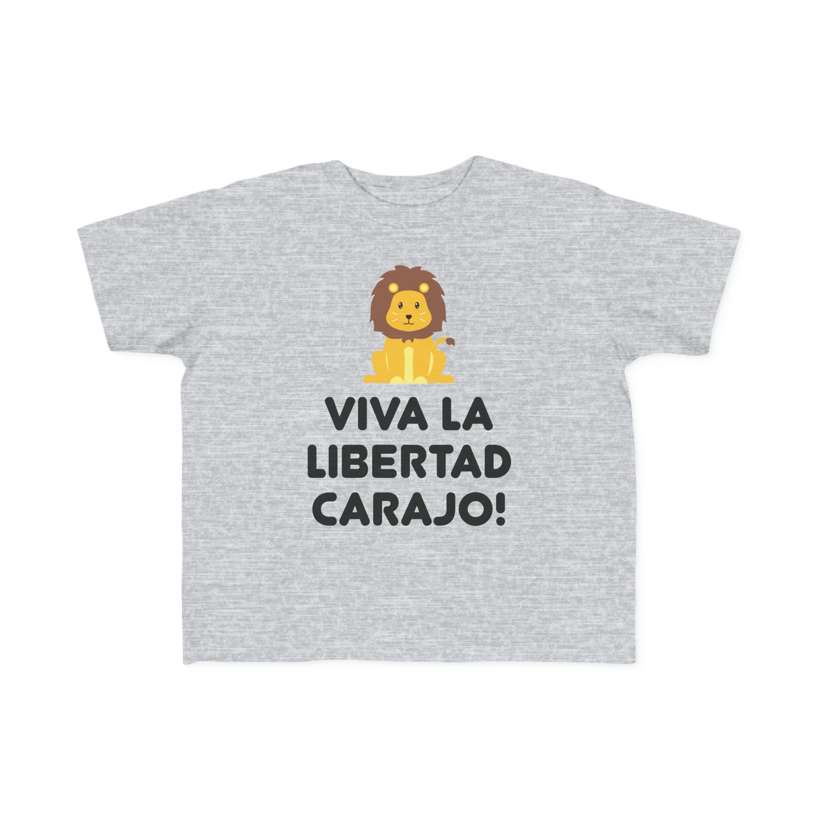 Viva La Libertad Carajo Lion Toddler's Fine Jersey Tee