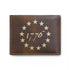 Bi-Fold Wallet – 1776 Betsy Ross Stars Leather Wallet