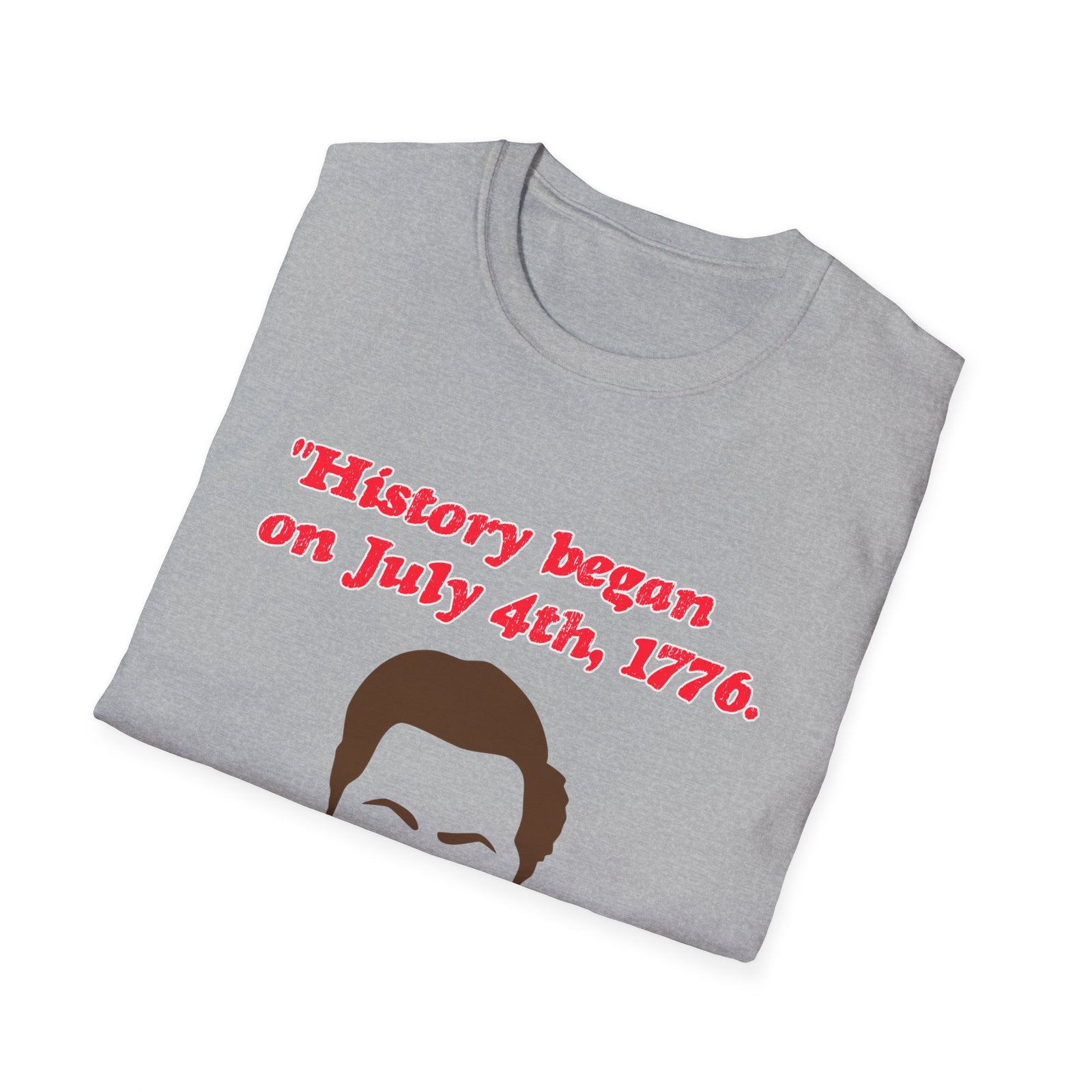 Ron Swanson History Began on the 4th of July Shirt Amazon