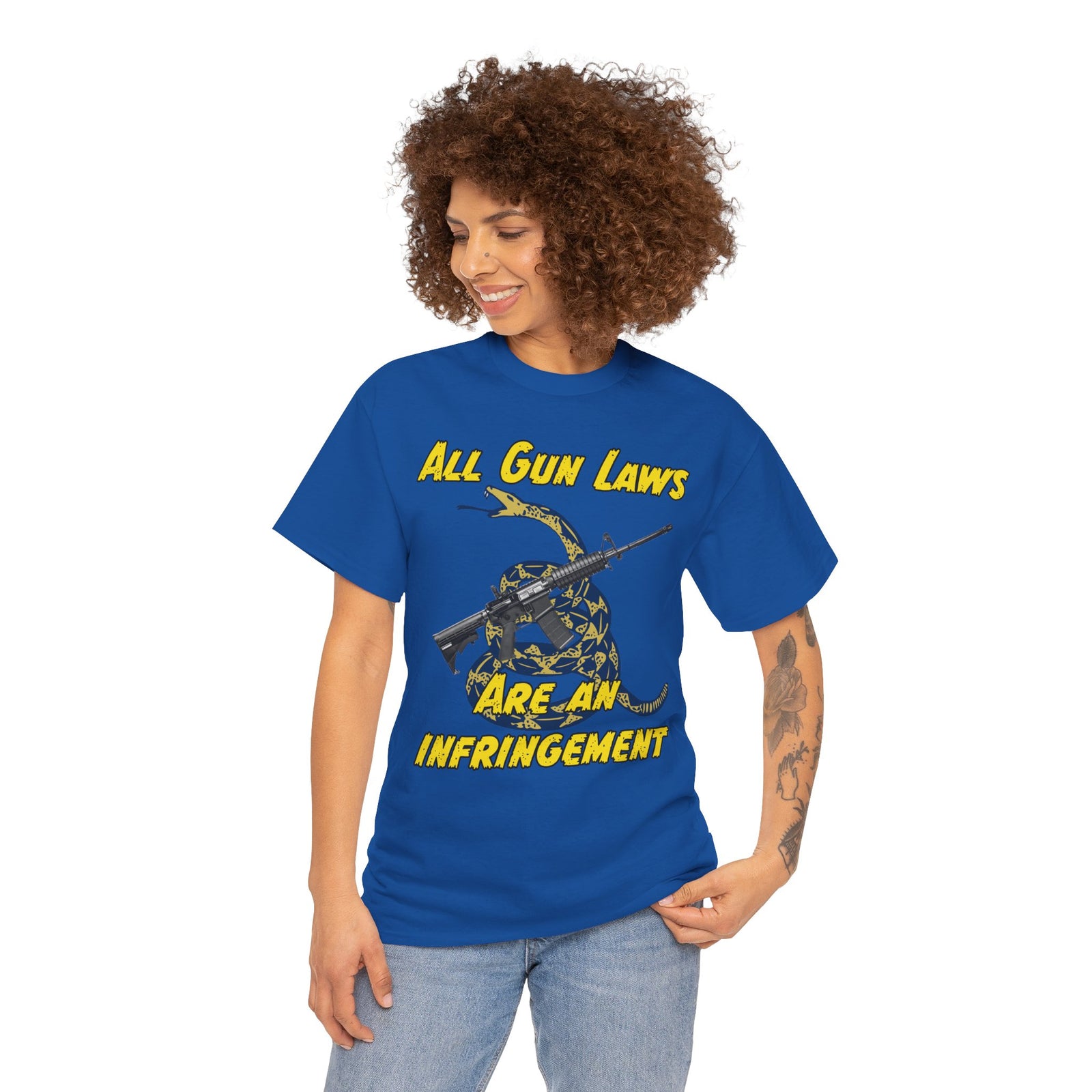 Judge Nap: All Gun Rights Are Infringements AR15 Gadsden T-Shirt