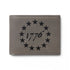 Bi-Fold Wallet – 1776 Betsy Ross Stars Leather Wallet