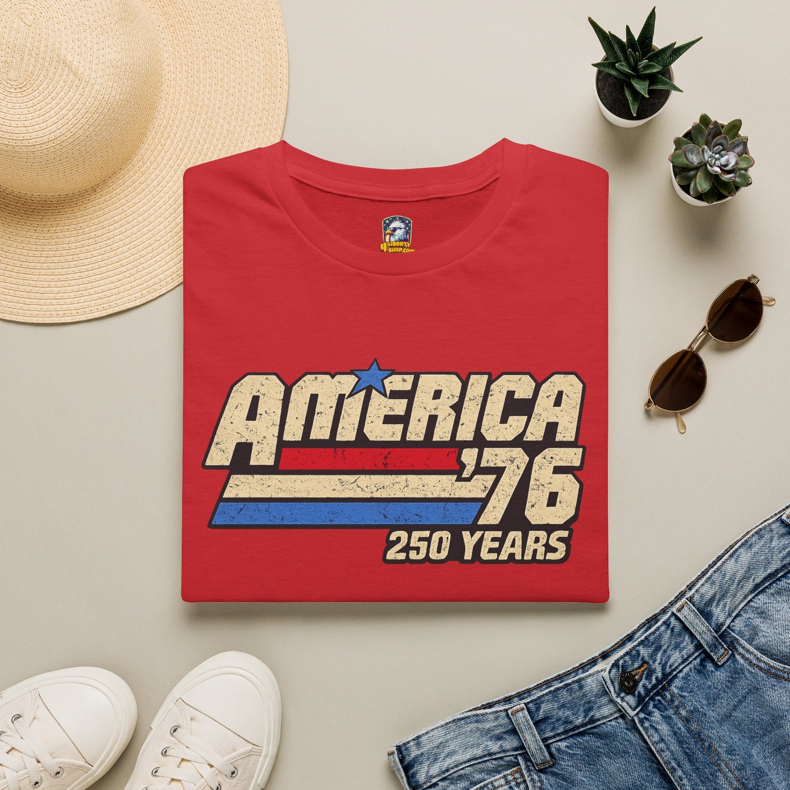 America '76 250 Years T-Shirt - 4LibertyShop.com