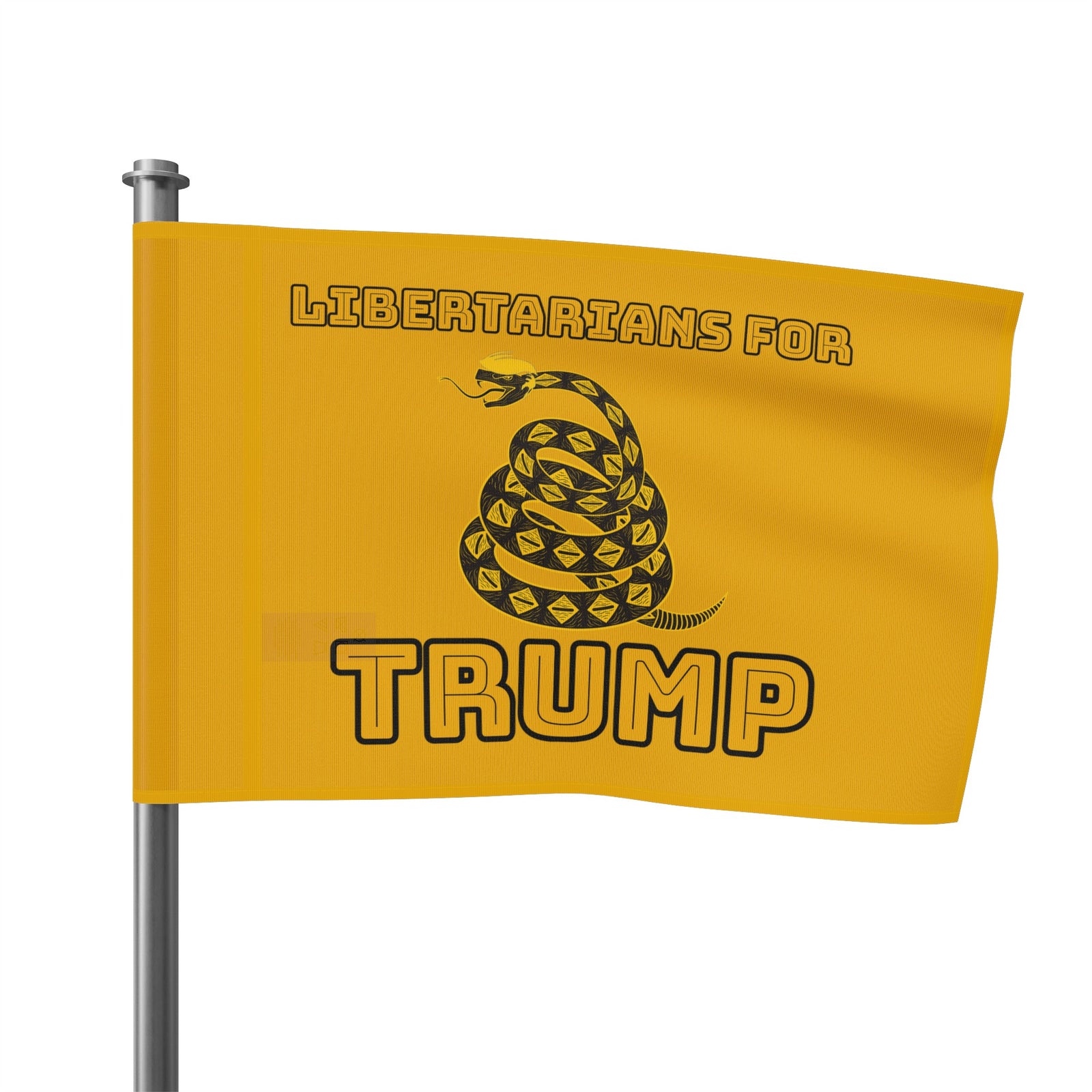 Libertarians for Trump Yellow Flag