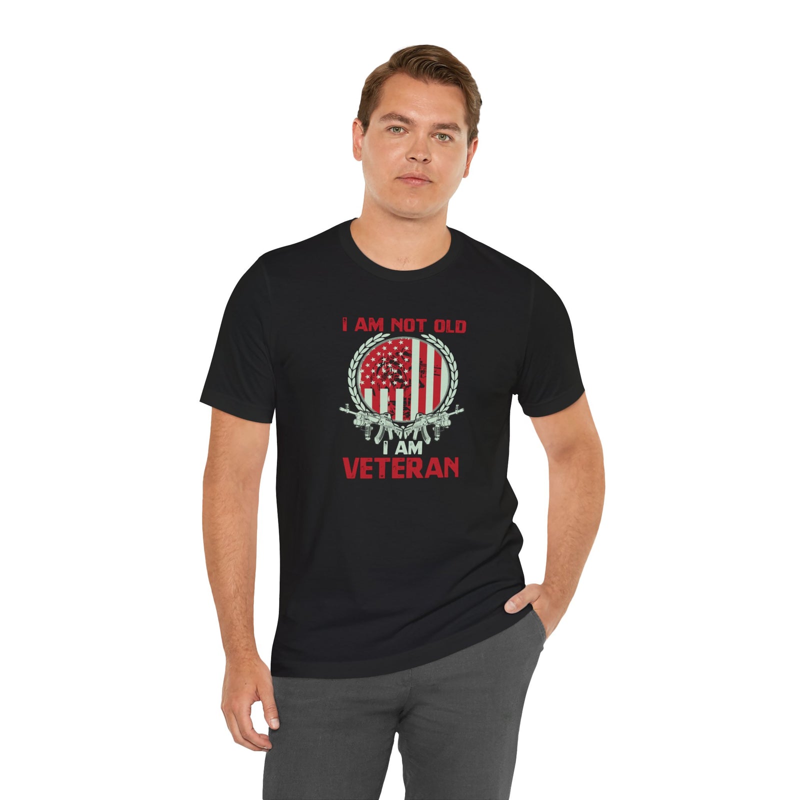 Walton & Johnson: I Am Not Old, I Am Veteran T-Shirt - 4LibertyShop.com