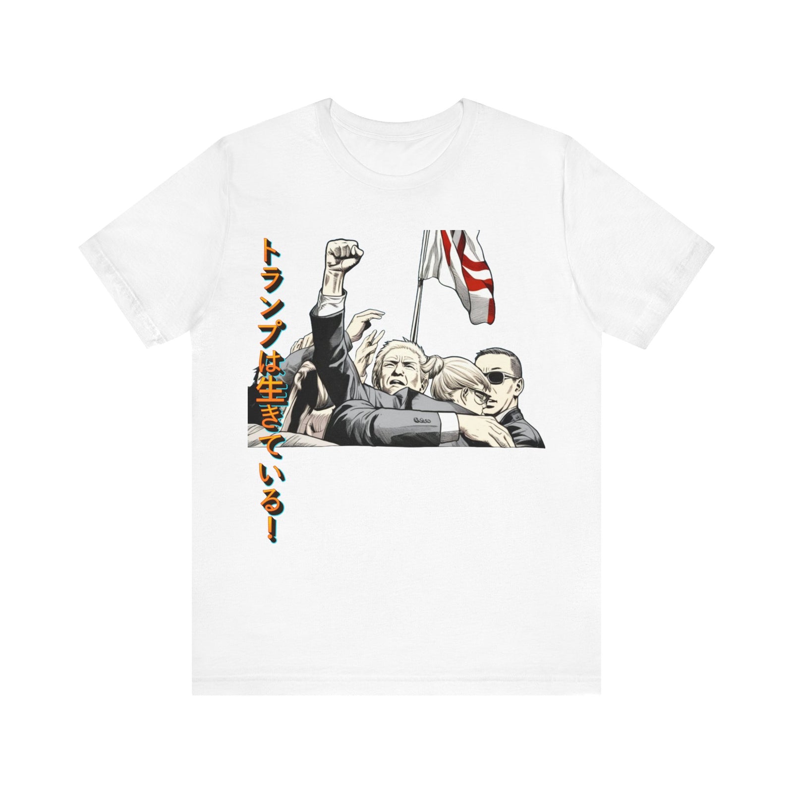 Walton & Johnson Donald Trump Lives Japanese Manga Tee