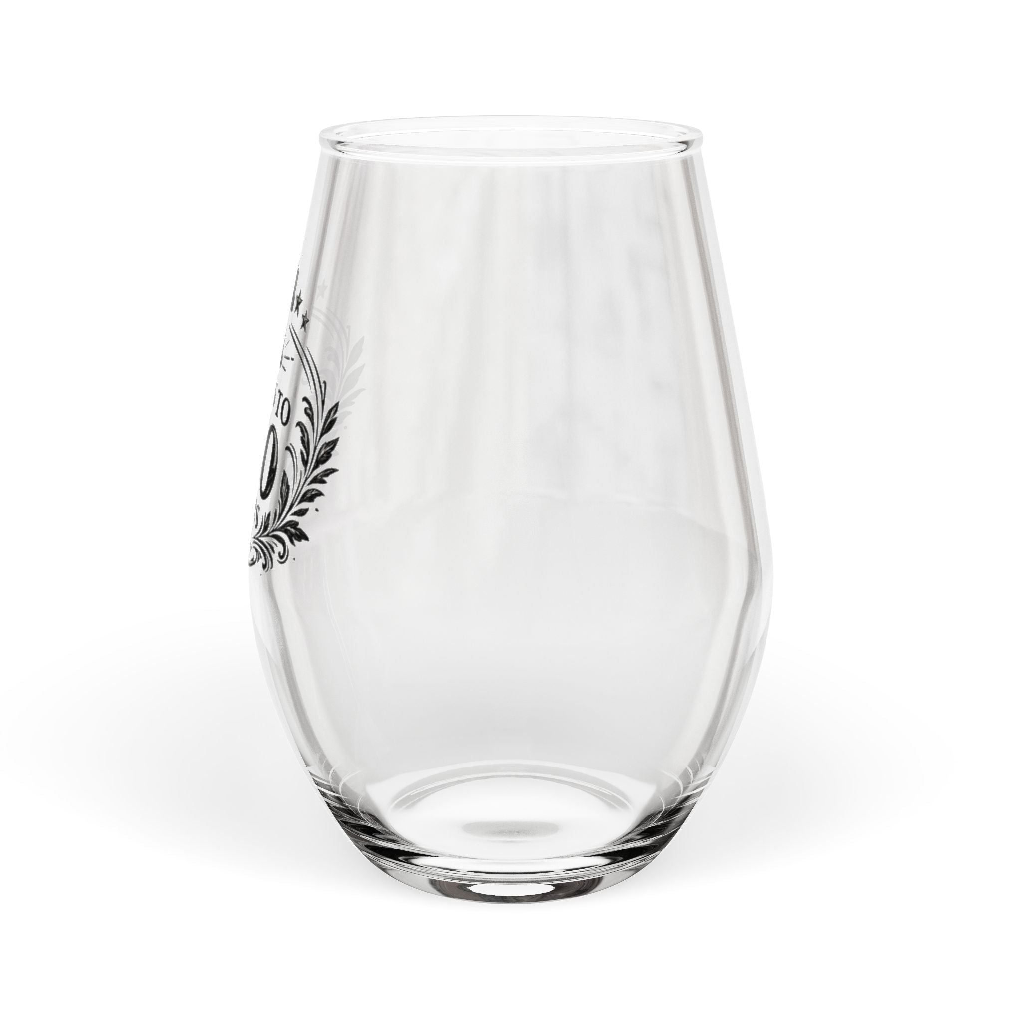 250th Anniversary Stemless Wine Glass — "Cheers to 250 Years" Commemorative Glass - 4LibertyShop.com