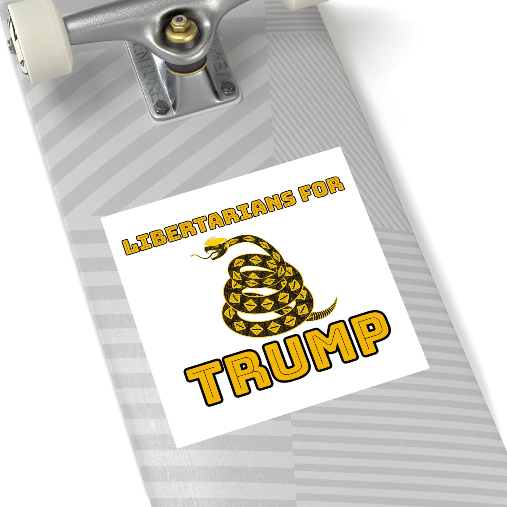 Libertarians for Trump Square Stickers, Indoor\Outdoor