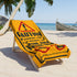 Caution: Federal Government Beach Towel - 4LibertyShop.com